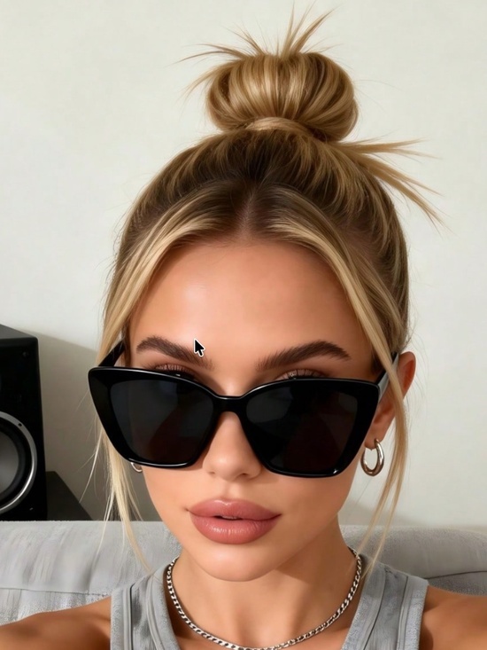 Black Cat Eye Sunnies Sunglasses